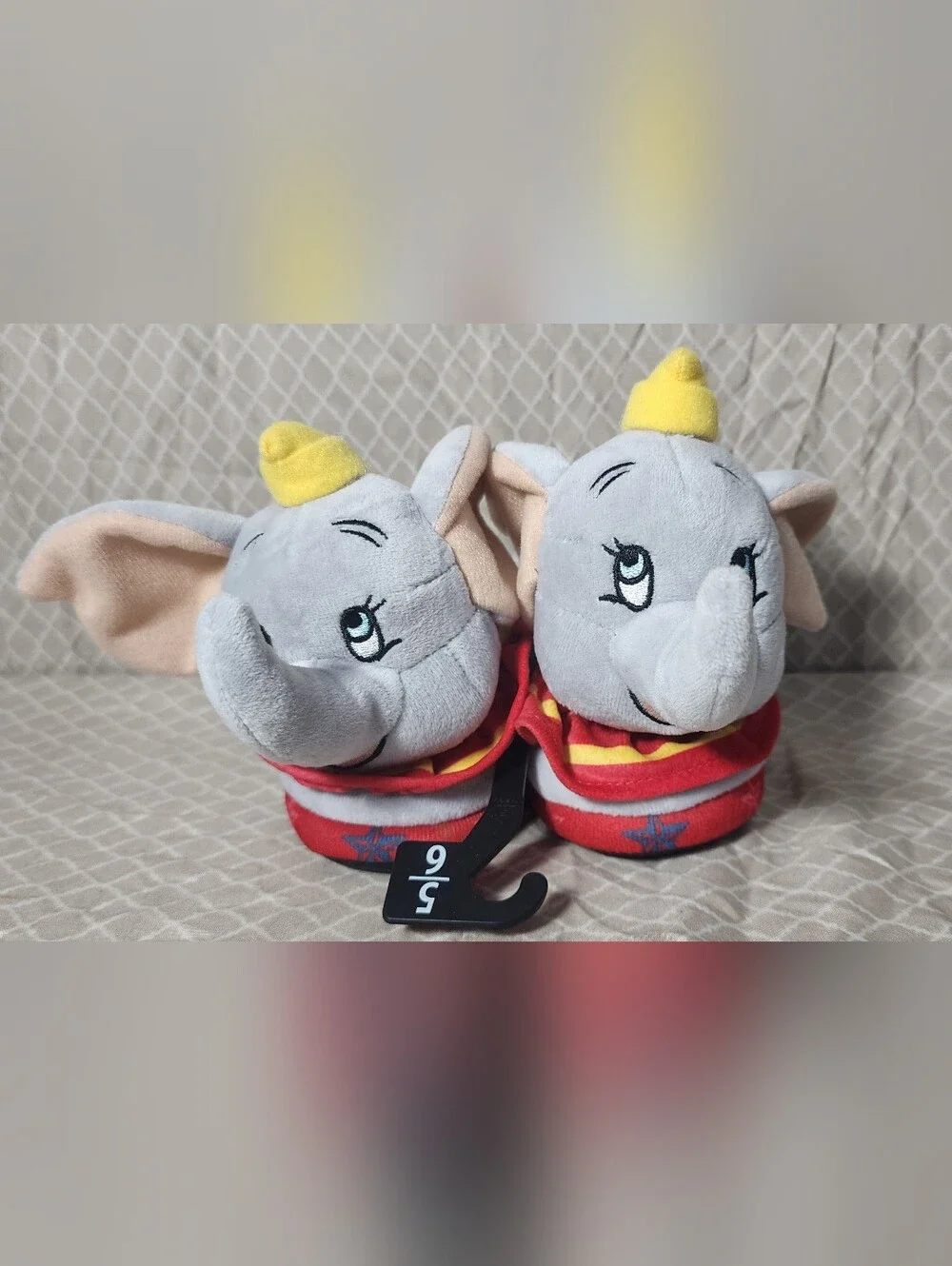 NWT Disney Dumbo SHOE Elephant Plush Slippers Toddler Size 5/6